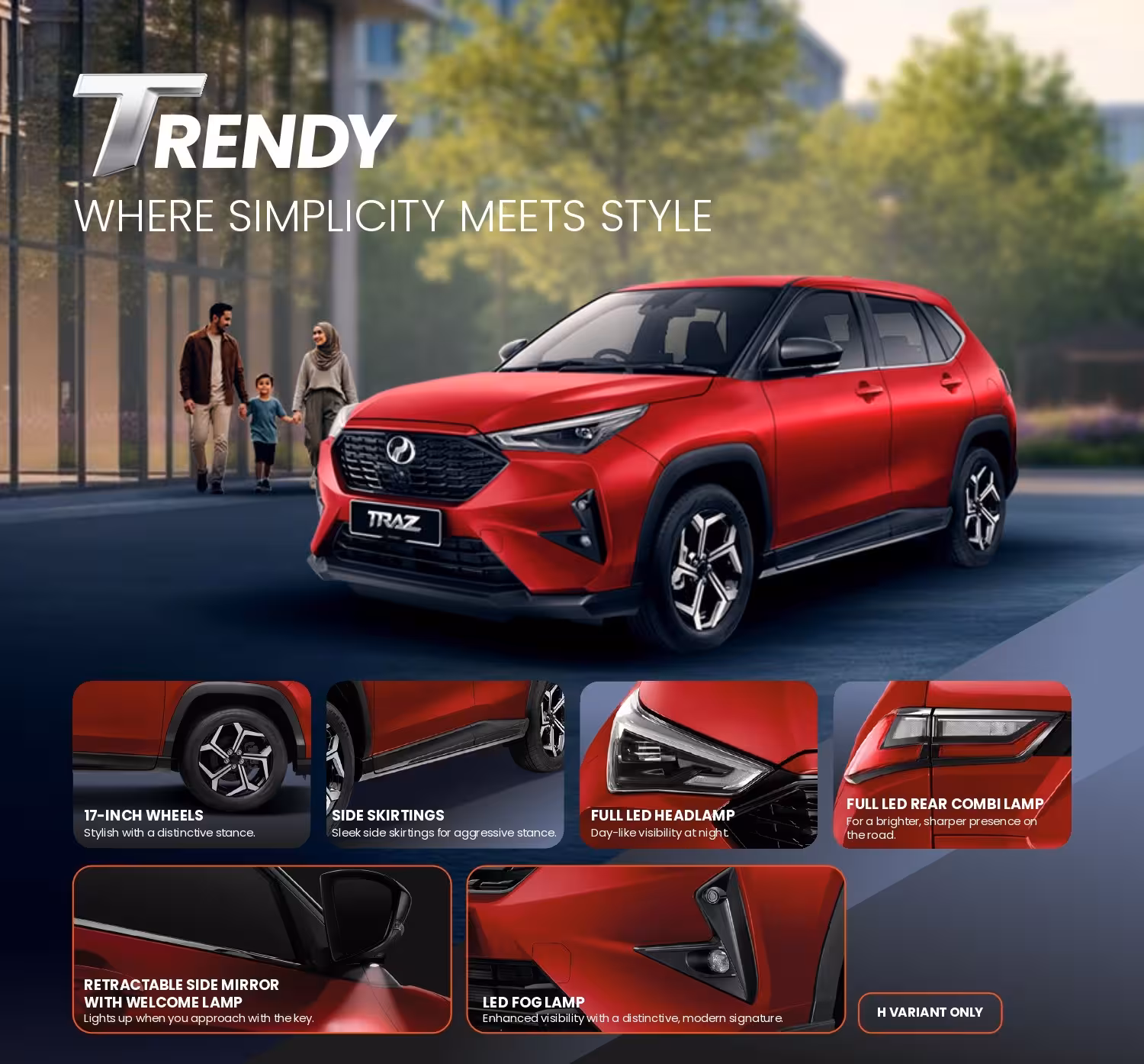 Perodua Traz Rekaan Moden dan Bergaya